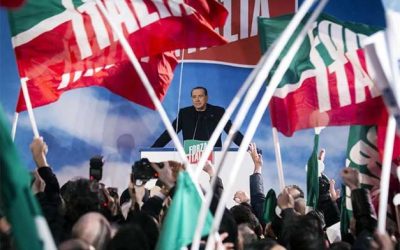 Berlusconi manifestazione Forza Italia