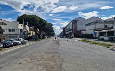 il caos parcheggi a Marina di Carrara