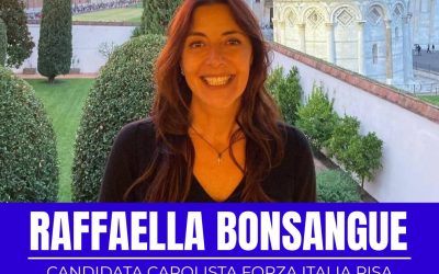 Presentazione Raffaella Bonsangue Candidata Capolista Forza Italia Pisa