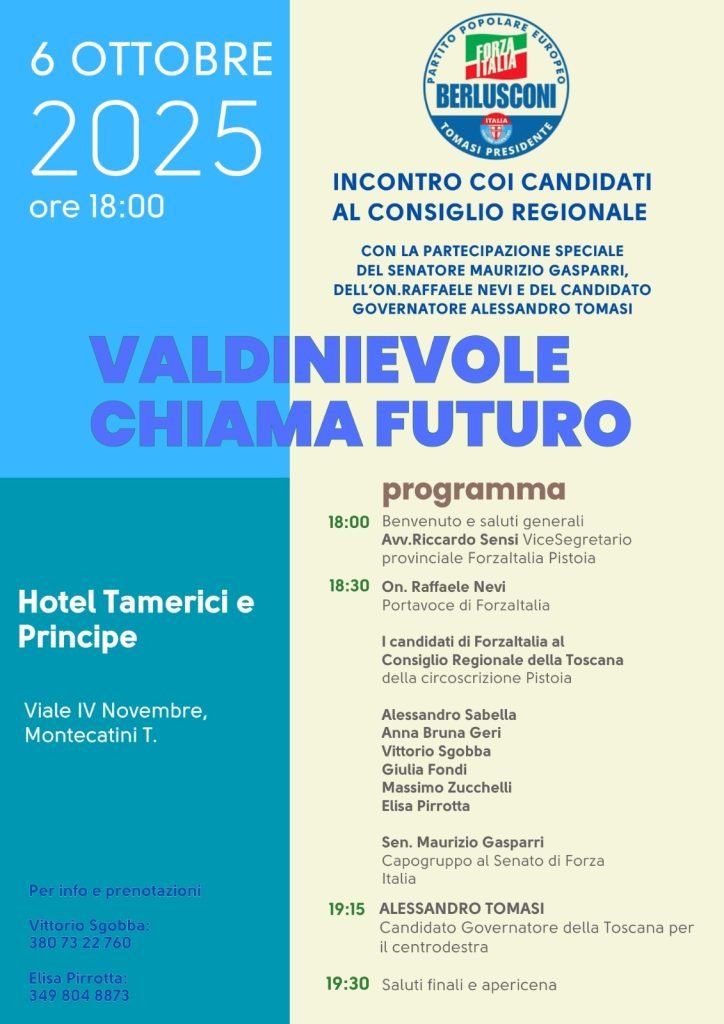 VALDINIEVOLE CHIAMA FUTURO
